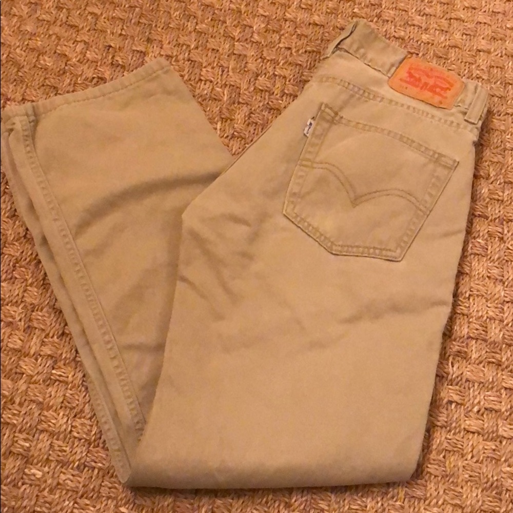 Levi Strauss 514 Tan Jeans 28x28